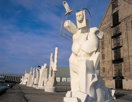 Sculpture at Gammel Dok by Cees van Roeden - Visit Denmark